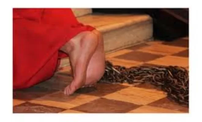 le pénitent enchainé