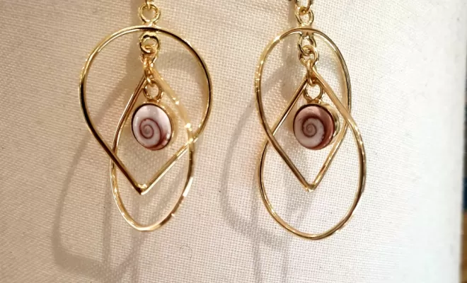 Boucles d'oreilles plaqué or 