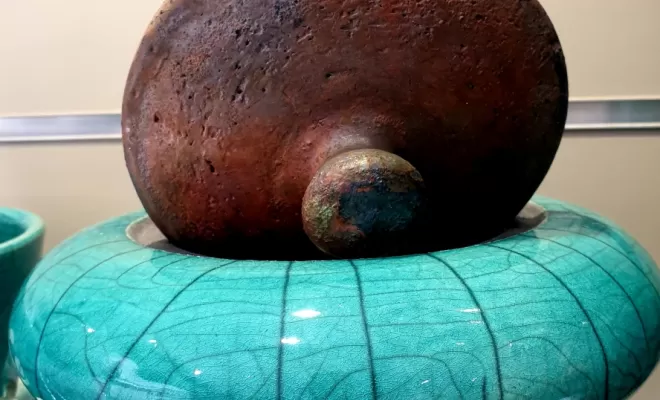 Raku turquoise balagne, Porto-Vecchio, L'artisanat by CM