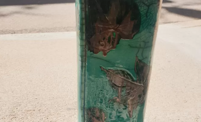 Raku turquoise balagne, Porto-Vecchio, L'artisanat by CM